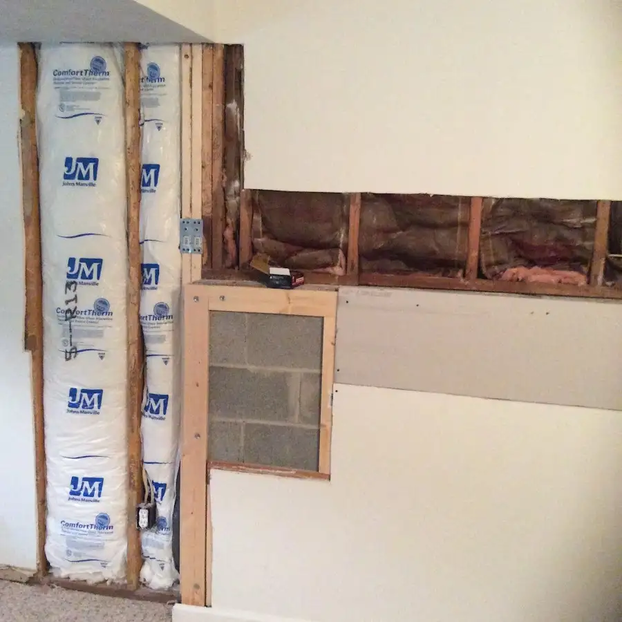 Wall insulation replacement during Odor Removal & Deodorization in Batavia